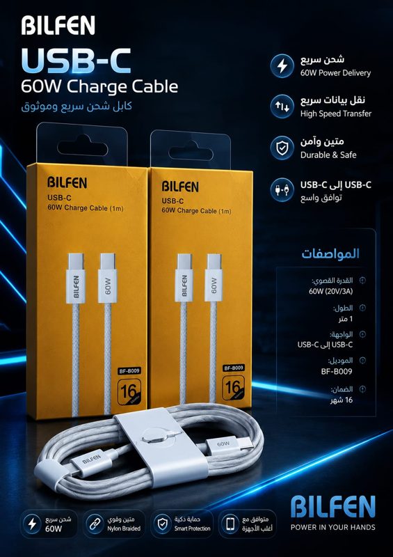 Câble USB-C 60W