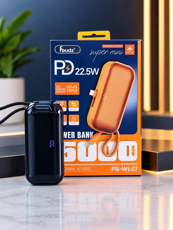 Power bank 5000 mAh PD 22.5W